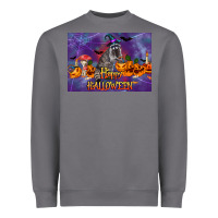 Storm Happy Halloween Raccoon Heavyweight Sweatshirt - LillyAllenDesigns