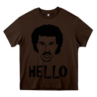 Chocolate Brown Lionel Richie  It's Me Heavy Core Tee - longCreatives