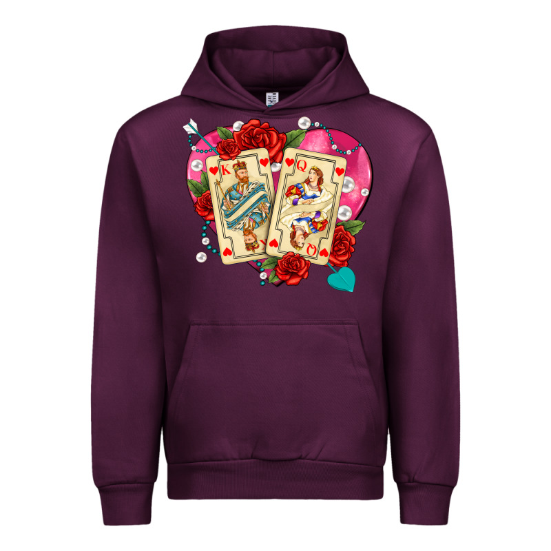 Playing Cards Roses And Pearls Urban Hoodie by AdoDesignShop | Teevron