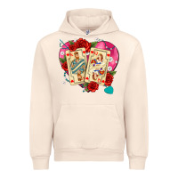 Sandshell playing cards roses and pearls Urban Hoodie - AdoDesignShop