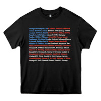 Black List of Presidents of the United States, Gift Heavy Core Tee - longCreatives
