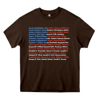 List Of Presidents Of The United States, Gift Heavy Core Tee | Teevron