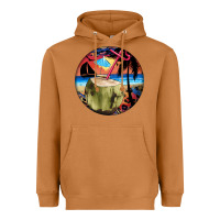 Meerkat coconut drink colorful leopard Heavyweight Hoodie - BarkalooDesign