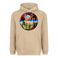 Mushroom coconut drink colorful leopard Heavyweight Hoodie - BarkalooDesign