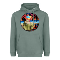 Sage coconut drink colorful leopard Heavyweight Hoodie - BarkalooDesign