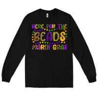 Black here for the beads mardi gras Long Sleeve Tee - OliviaCreatesArt