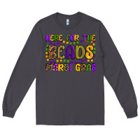 Smoke here for the beads mardi gras Long Sleeve Tee - OliviaCreatesArt