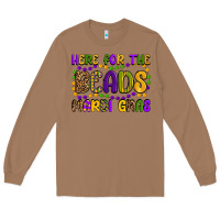 Toasted Coconut here for the beads mardi gras Long Sleeve Tee - OliviaCreatesArt