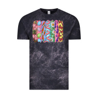 Cloud Black Easter Brushstrokes Vintage Tee - RanaPortraitStore