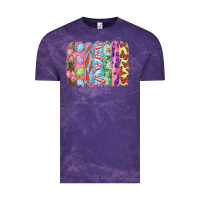 Cloud Purple Easter Brushstrokes Vintage Tee - RanaPortraitStore
