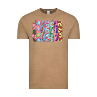 Vintage Coffee Easter Brushstrokes Vintage Tee - RanaPortraitStore