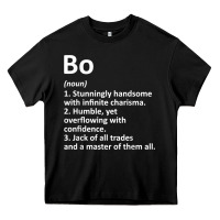 Black BO Definition Personalized Name Funny Birthday Gift Idea Heavy Core Tee - longCreatives