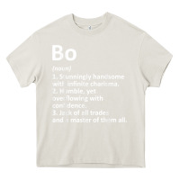 Cream BO Definition Personalized Name Funny Birthday Gift Idea Heavy Core Tee - longCreatives