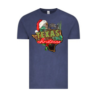 Vintage Denim texas christmas Vintage Tee - CowGirlArtShop