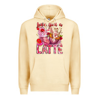 Pina Colada Love You Latte Valentine Cupid Premium Hoodie - CowhideDigitalArt