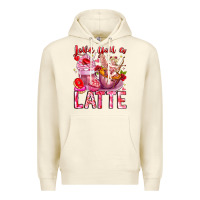 Sandshell Love You Latte Valentine Cupid Premium Hoodie - CowhideDigitalArt
