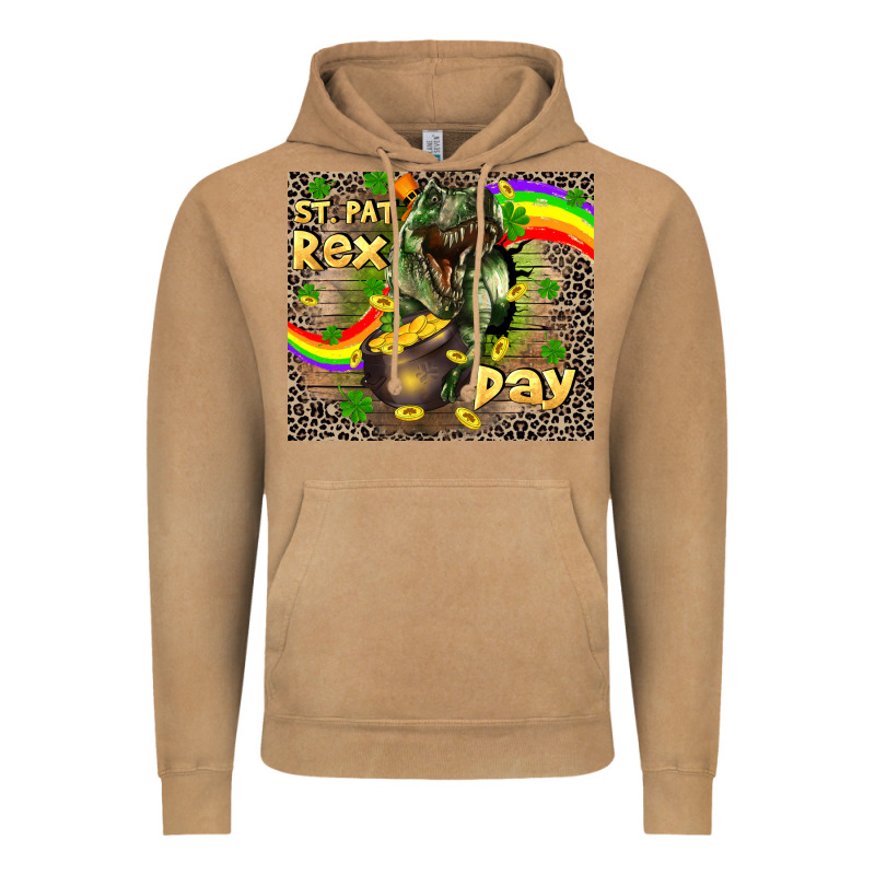 St. Pat Rex Day Vintage Hoodie by CowGirlArtShop | Teevron