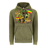 Vintage Olive St. Pat Rex Day Vintage Hoodie - CowGirlArtShop
