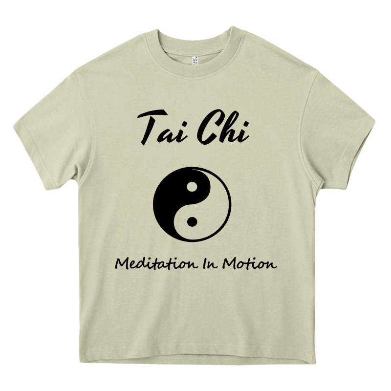 Tai Chi T, Meditation In Motion, Martial Arts Gift Heavy Core Tee by longCreatives | Teevron