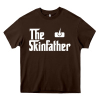 Chocolate Brown The Skin Father Funny Dermatology Dermatologist Gift Heavy Core Tee - longCreatives