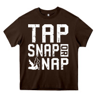 Chocolate Brown Tap Snap Or Nap Jiu Jitsu Hoodie Brazilian BJJ Gifts Heavy Core Tee - longCreatives