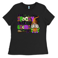 Black I'm Spooky and I Gnome It Ladies Tee - texasbilliewilder