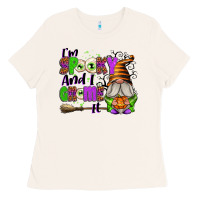 Bone I'm Spooky and I Gnome It Ladies Tee - texasbilliewilder