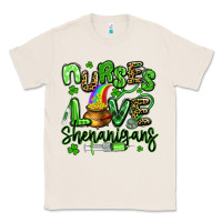 Natural nurses love shenanigans st patricks day Classic Tee - Artiststas