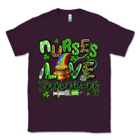 Plum nurses love shenanigans st patricks day Classic Tee - Artiststas