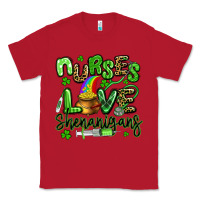 Red nurses love shenanigans st patricks day Classic Tee - Artiststas