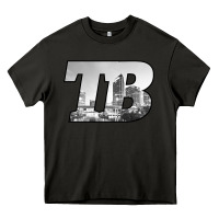 Asphalt TB Tampa Bay City Skyline of Tampa Bay, Florida Heavy Core Tee - longCreatives
