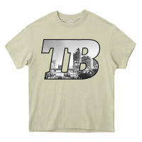 Mossy TB Tampa Bay City Skyline of Tampa Bay, Florida Heavy Core Tee - longCreatives