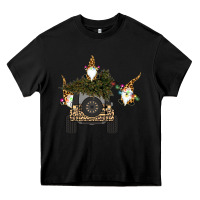 Black Gnomes Truck Car  Christmas Heavy Core Tee - Bettercallsaul