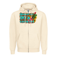 Sandshell raised 90's country guitar cactus sunflower's Zipper Hoodie - Artiststas