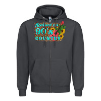 Smoke raised 90's country guitar cactus sunflower's Zipper Hoodie - Artiststas