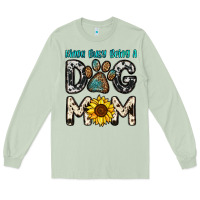 Matcha kinda busy being a dog mom Long Sleeve Tee - OliviaCreatesArt