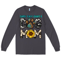 Smoke kinda busy being a dog mom Long Sleeve Tee - OliviaCreatesArt