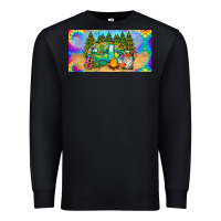 Black hippie soul license plate Premium Sweatshirt - BarkalooDesign