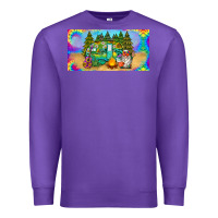 Purple hippie soul license plate Premium Sweatshirt - BarkalooDesign
