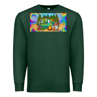 Sports Green hippie soul license plate Premium Sweatshirt - BarkalooDesign