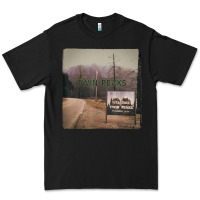 Twin Peaks City Limits Welcome Sign Vintage Premium Tee | Teevron