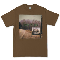 Cacao Twin Peaks City Limits Welcome Sign Vintage Premium Tee - longCreatives