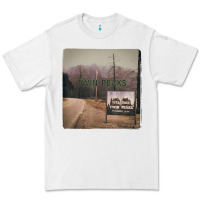 White Twin Peaks City Limits Welcome Sign Vintage Premium Tee - longCreatives
