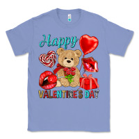 Colony Blue happy valentines day Valentine's Day Classic Tee - HowdyJamesFarm