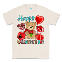 Natural happy valentines day Valentine's Day Classic Tee - HowdyJamesFarm