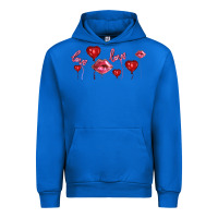 Cobalt love and  love balloons Urban Hoodie - AdoDesignShop