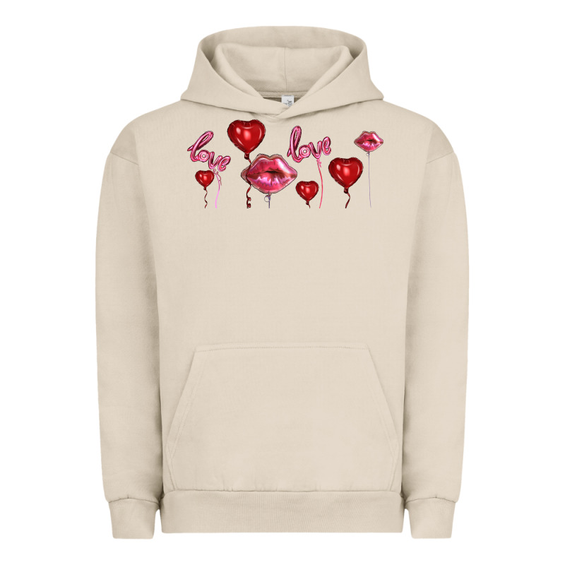 Love And  Love Balloons Urban Hoodie by AdoDesignShop | Teevron