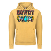 Vintage Mustard Howdy mom mother's day Vintage Hoodie - HowdyJamesFarm