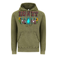 Vintage Olive Howdy mom mother's day Vintage Hoodie - HowdyJamesFarm