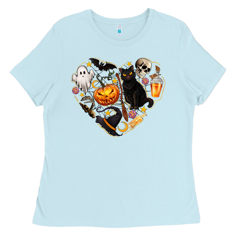 Halloween Heart Ladies Tee by texasbilliewilder | Teevron